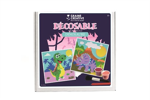 GC Zandschilderen Set Dinosaurussen 30x30 cm