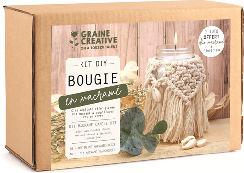 GC Plantaardige Kaarsen Maken Set Macramé Bohemian