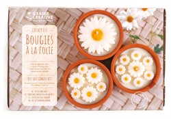 GC Candle Making DIY-Set mit Gänseblümchen im Terrakotta-Kerzenhalter