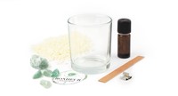 AVENTURINE/AMAZONITE LITHOTHERAPY CANDLE DIY KIT-2