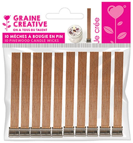 GC Dennenhout Natuur Lont 13 cm 10 stuks