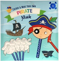 Cardboard Masks Pirates 4 pieces