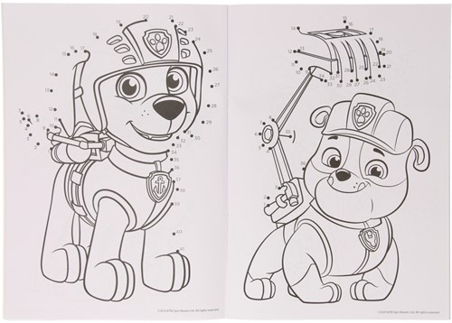 Wins Kleurboek Stip naar Stip Paw Patrol-2