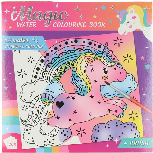 Wins Magic Waterverfkleurblok Eenhoorn 20 vel 24 x 20,5 x 3 cm