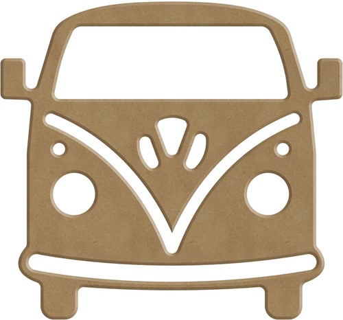 Gomille MDF Figuur 13x12 cm Volkswagenbus