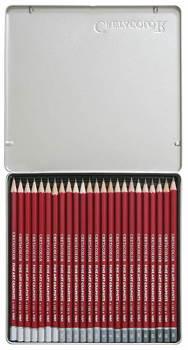 Cretacolor Fine Art Grafietpotloden Cleos Set 24 stuks