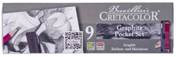 Cretacolor Grafiet Pocketset 9-delig