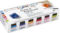 Kreul Glas- en Porseleinverf Set 6x20 ml Color Living