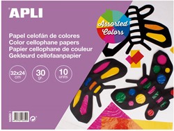 Apli Zellophanpapierblock 21x24 cm 10 Stück
