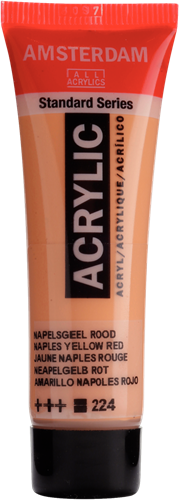 Talens Amsterdam acrylverf 20 ml 224 - Napelsgeel Rood