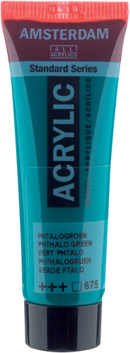 Talens Amsterdam acrylverf 20 ml 675 - Phtalogroen
