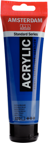 Talens Amsterdam acrylverf 120 ml 570 - Phtaloblauw