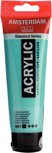 Talens Amsterdam acrylverf 120 ml 661 - Turkooisgroen
