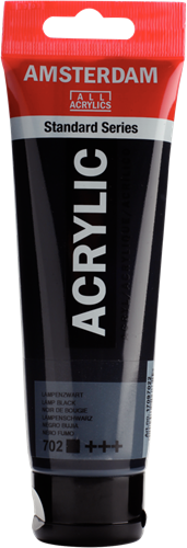 Talens Amsterdam acrylverf 120 ml 702 - Lampenzwart