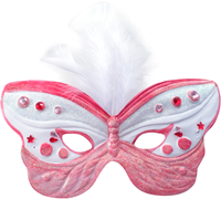 GC Plastic Masker Vlinder 22x12 cm-2
