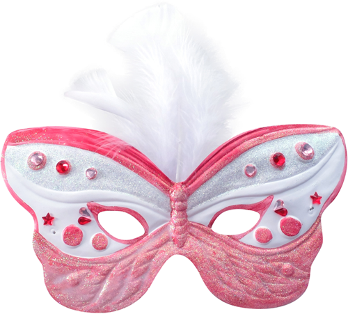 GC Kunststoffmaske Schmetterling 22x12 cm-2