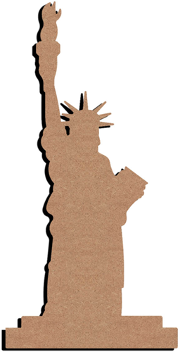 Gomille MDF Figure Statue of Liberty 58 cm