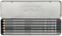 Cretacolor Grafiet & Aquarel Potloden Set 6 stuks