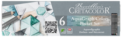 Cretacolor Aquarel Grafiet Potloden Set 6 stuks Multi