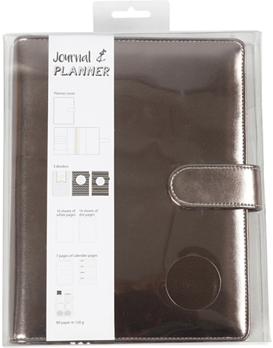 CC Bulletjournal 19x23 cm Metallic-Grau-2