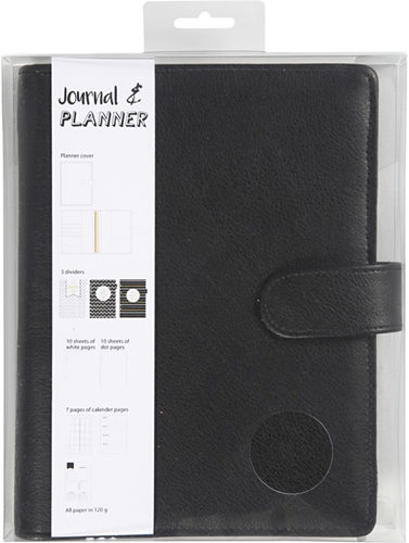 CC Bulletjournal 19x23 cm Zwart-2