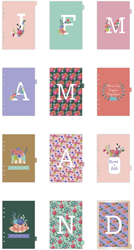 CC Index Divider Bloemen Bullet Journal 15x21 cm