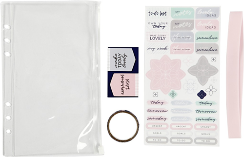 CC Plastic pouch with accessories, A5, 1 pc