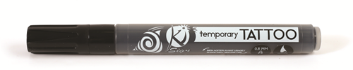 Ki-Sign Tijdelijke Tattoo Marker 8 mm Zwart
