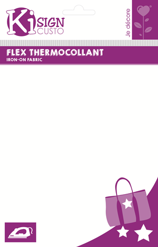 Ki-sign Flexibele Opstrijkfolie Mat 20x25 cm Wit