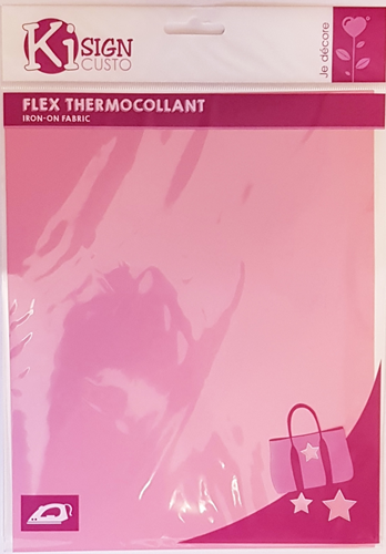 Ki-sign Flexibele Opstrijkfolie Mat 20x25 cm Roze