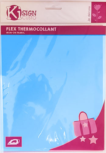 Ki-sign Flexibele Opstrijkfolie Mat 20x25 cm Blauw