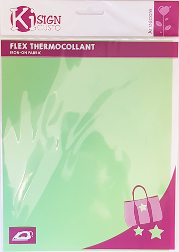 Ki-sign Flexibele Opstrijkfolie Mat 20x25 cm Groen