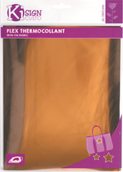 Ki-sign Flexible Iron-On Foil Metallic 20x25 cm Gold