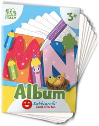 Sabbiarelli Sandmalalbum Buchstaben M-Z