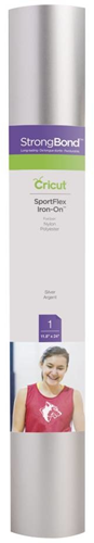 Cricut Sportflex Iron-On 30x61 cm Zilver