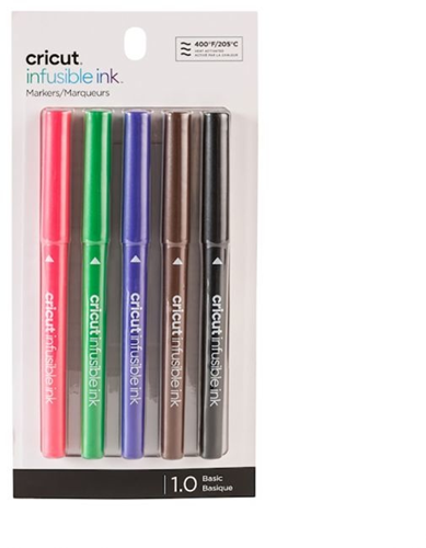 Cricut Infusable Ink Marker Set Basics 5 stuks