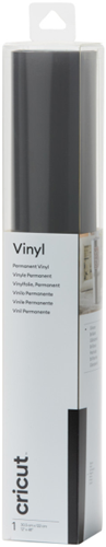 Cricut Premium Vinyl Permanent 30,5x122 cm Zwart