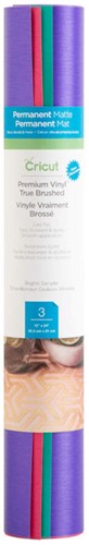 Cricut Premium Vinyl 30,5x61 cm True Brushed Brights Sampler