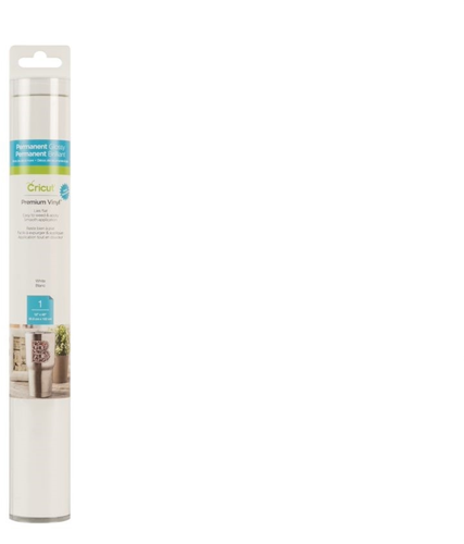 Cricut Premium Vinyl Permanent 30,5x122 cm Wit