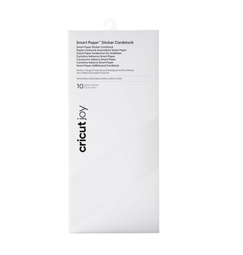Cricut Smart Sticker Cardstock 14x33 cm Wit