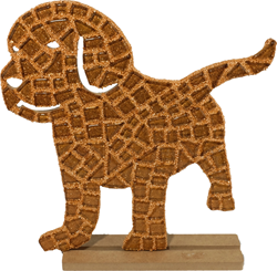 Mosaikpaket Hund Braun 27 cm