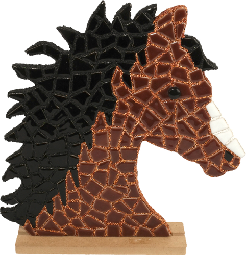 Mozaïekpakket Paardenhoofd 26 cm