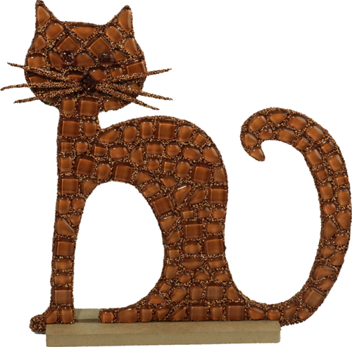 Mozaiekpakket Bruine Kat