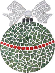 Mosaikpaket Weihnachtskugel 26 cm