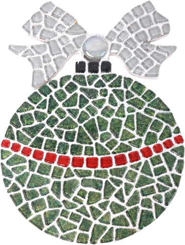 Mozaïekpakket Kerstbal 26 cm