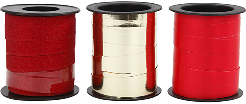 CC Cadeaulint Set 3x15 m Rood