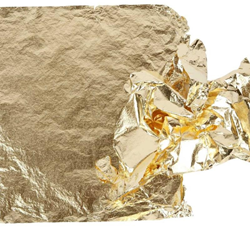 CC Imitatie Bladmetaal Goud 16x16  cm