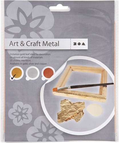 CC Imitatie Bladmetaal Goud 16x16  cm-3