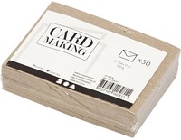 CC Gerecyclede  enveloppen C7 Naturel 50 stuks