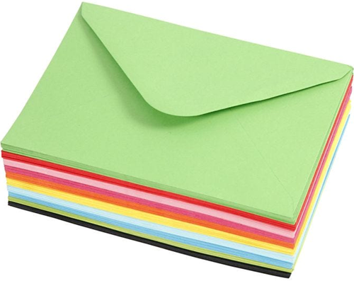 CC Gekleurde enveloppen C6 100 stuks